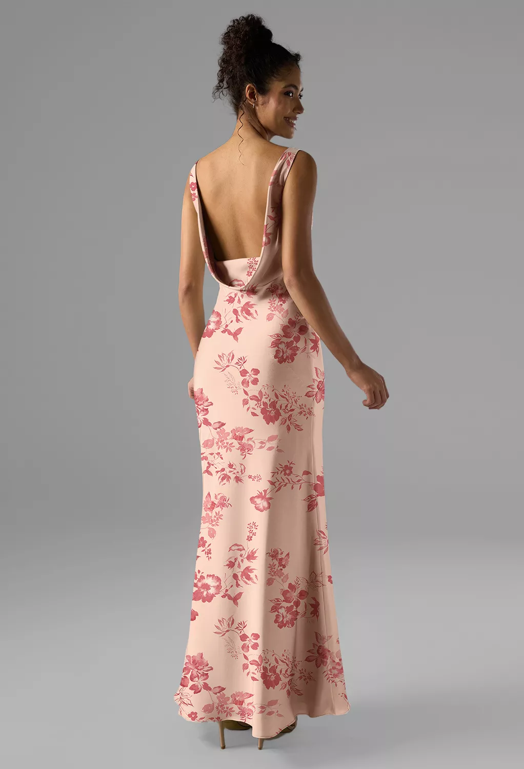 AW Rachael Pink Cherry Blossom  Fall Wedding Guest Dresses